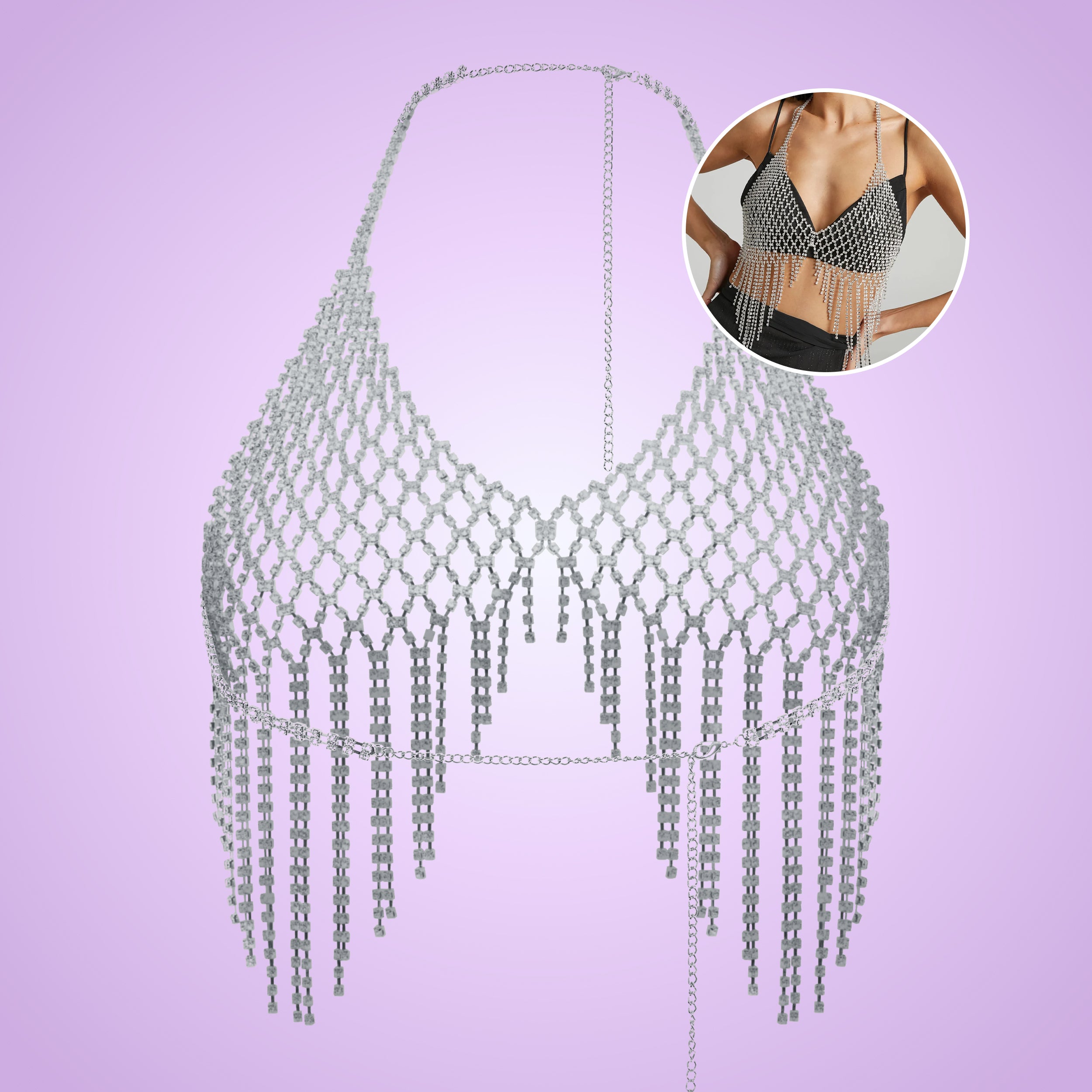 Glitter Bra Top