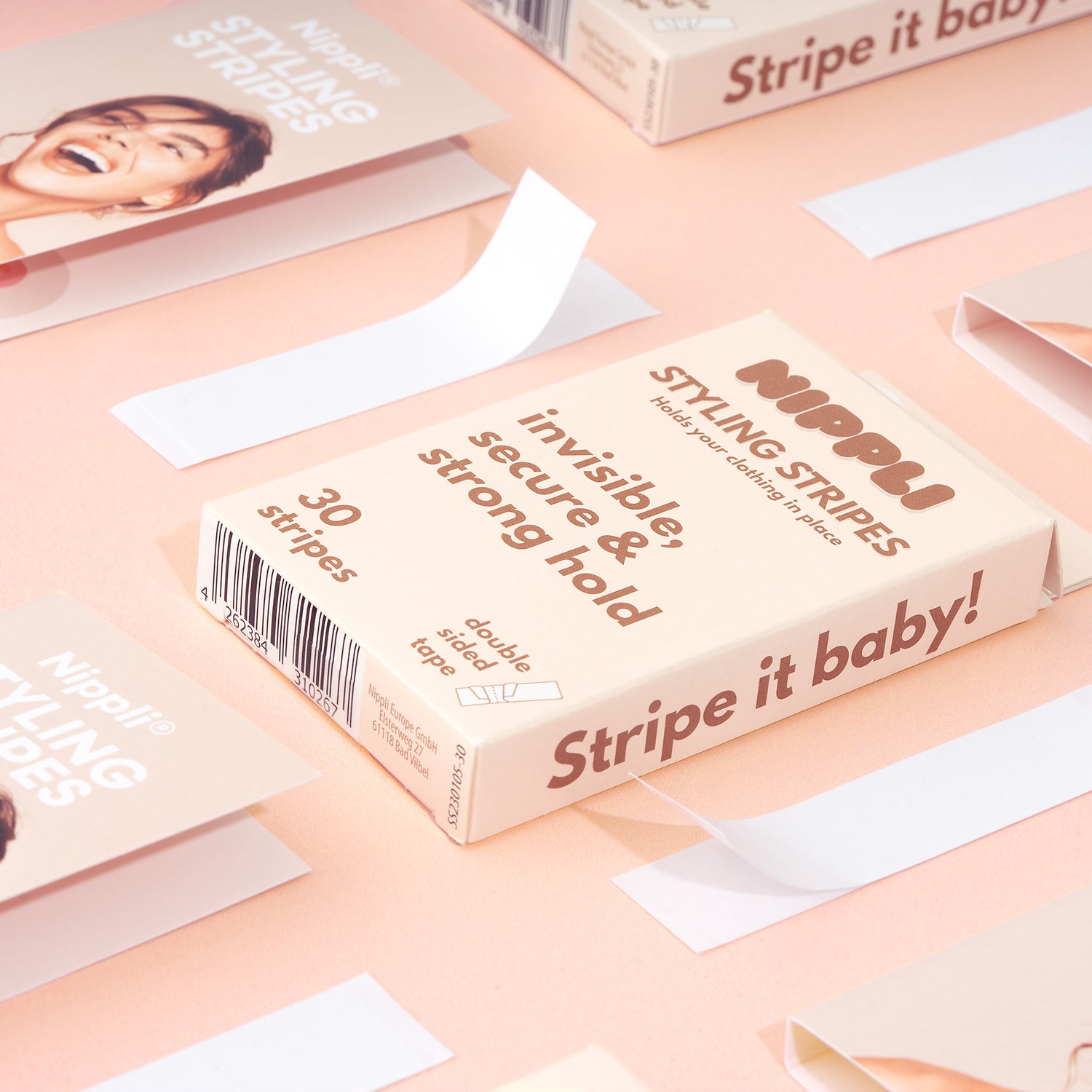 Nippli Styling Stripes, 30Stk.