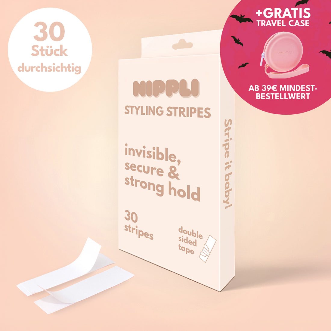 Nippli Styling Stripes, 30Stk.