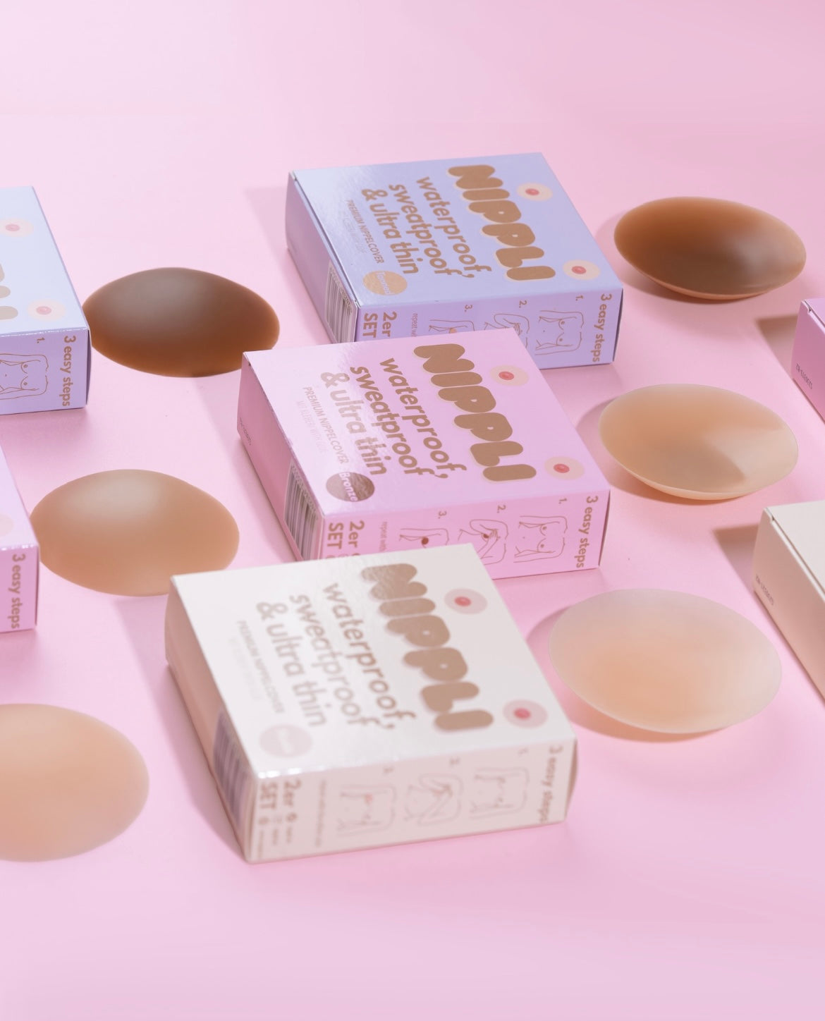 Verschiedene Nippli Produkte