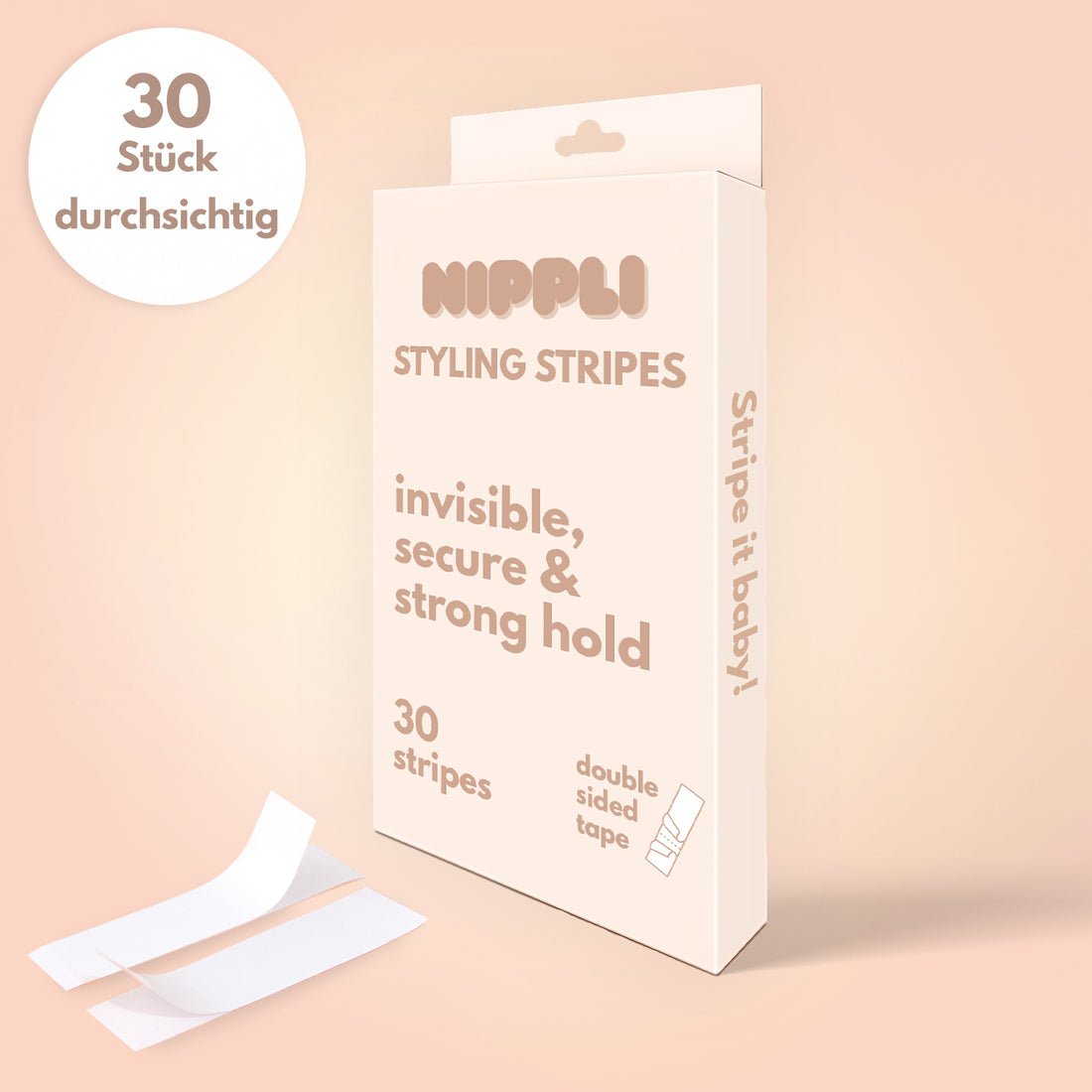 Nippli Styling Stripes, 30Stk.