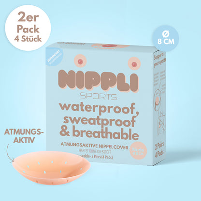 Atmungsaktive Nippelcover (2 Paar) 4 St.