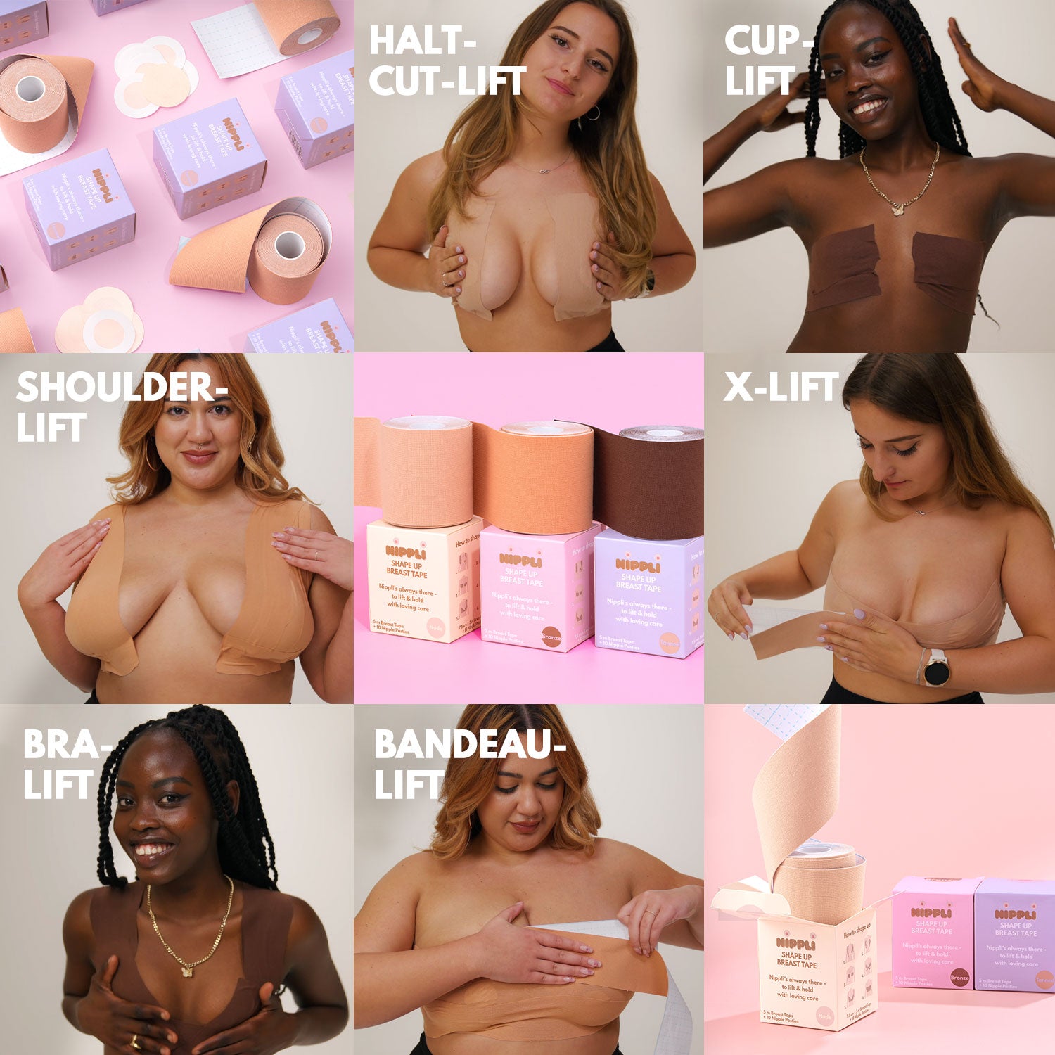 Shape Up Breast Tape NUDE