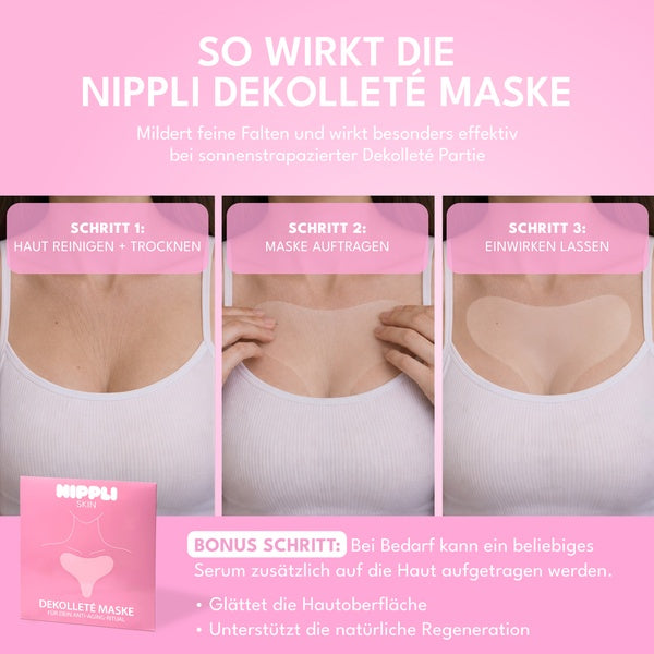 Dekolleté Anti-Falten Maske